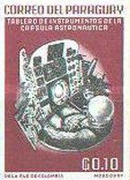 Instruments in astronaut's capsule