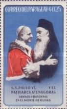 Pope Paul VI and Patriarch Athenagoras