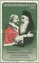 Pope Paul VI and Patriarch Athenagoras