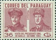 Presidents Stroessner and de Gaulle 