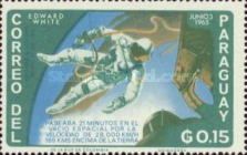 Edward White Walking in Space