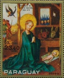 Nativity scene by Stefan Lochner