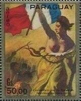 Liberty guiding the people; Delacroix
