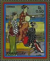 "Three Women", Kyonaga Torii