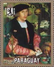 "The Merchant, George Gisze", Hans Holbein