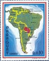 Map of South America