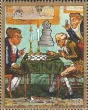 "The Chess Match", George Cruikshank