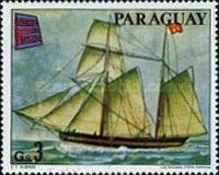 Nordposta '78; Schooner 'Venus', by F.T. Albinus