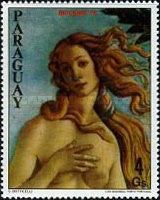 Riccione '78; The Birth of Venus (detail), by S. Botticelli