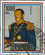 Re-election of General Alfredo Stroessner as President of Pa