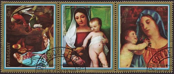 Vecellio (Titian) : Gypsy Madonna