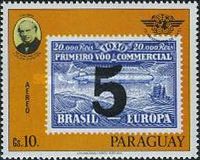 Brazil - Private trademark of Zeppelin GmbH, MiNr. Zp. 9