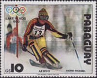 Slalom Skiing - H. Wenzel, Liechtenstein