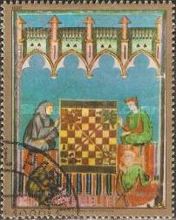 Miniatures from the chess book of King Alfonso X of Castile