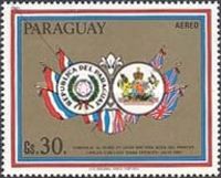 Coat of Arms of Paraguay & Great Britain
