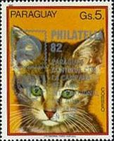 Cat on orange, Overprinted