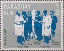 R. Fog, Ritter, H. Oberth, K. Riedel, W. von Braun