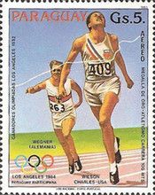 Wilson Charles (USA), Wegner (Germany), 100-meter runner
