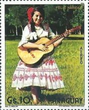 Paraguayan woman in costume