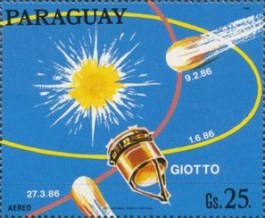 Sun, Halley's Comet, Spacecraft "GIOTTO"
