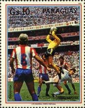 Scenes from the games of the Paraguayan national team