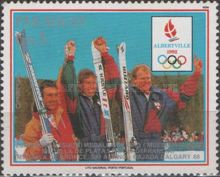Franck Piccard, Pirmin Zurbriggen and Peter Müller