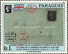 First Day Cover with the UK brand MiNr. one