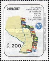 Map and flags