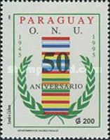 UN50 Flags and Olive Branch