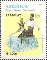 Dancing Couple in National Costumes