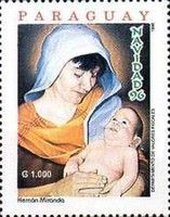 Madonna with Child by Hernán Miranda