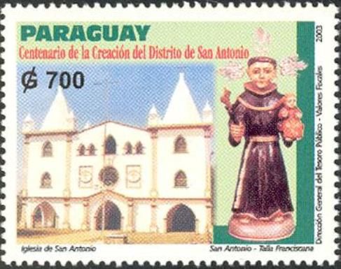 Statue and Church of San Antonio