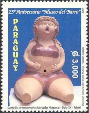 Woman (clay statue)