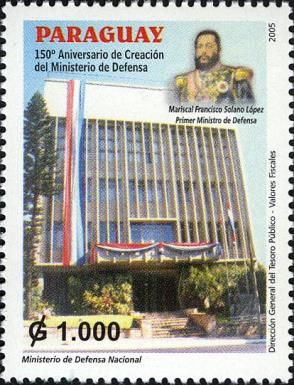 Marshal Francisco Solano Lopez and Building