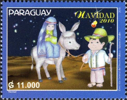 Joseph and Mary on Donkey