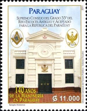 140th Anniversary of Masonry in Paraguay