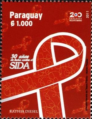 Red Ribbon. Fight Against AIDS