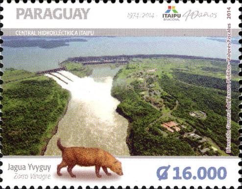 River and Fox - 40th Anniversary of Itaipu Binacional