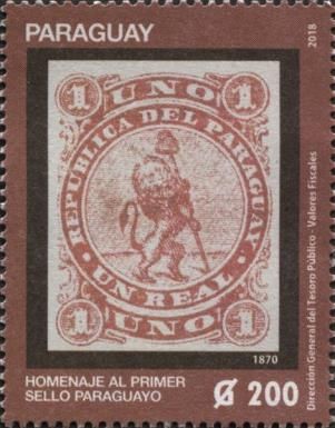 Tribute to the First Paraguayan Stamp
