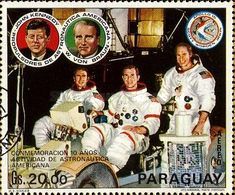 Scott, Worden, Irwin American Astronauts with Mooncar