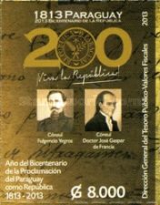 Proclamation of Paraguay as Republic 1813-2013