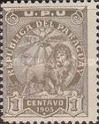 1903 Sentinel Lion - overprinted "OFICIAL"