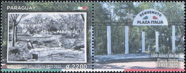 Plaza Italia, Asunción, Centenary