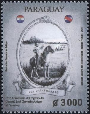 Arrival of General José Artigas in Paraguay, 202 Years