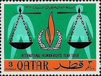 Two scales in front of people as a symbol of equality
