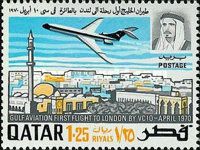 VC-10 over Arab City