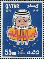 Child reading a book
