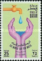 Hands holding water