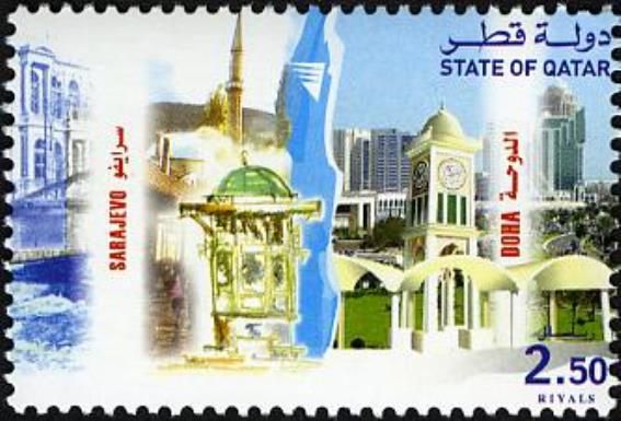 Cityscapes of Sarajevo and Doha