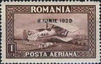 Biplane Spad 33 - overprinted